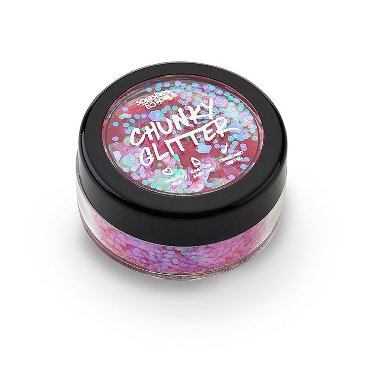 Iridescent Chunky Glitter Sky Blue