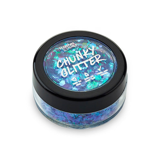 Iridescent Chunky Glitter Mermaid Blue