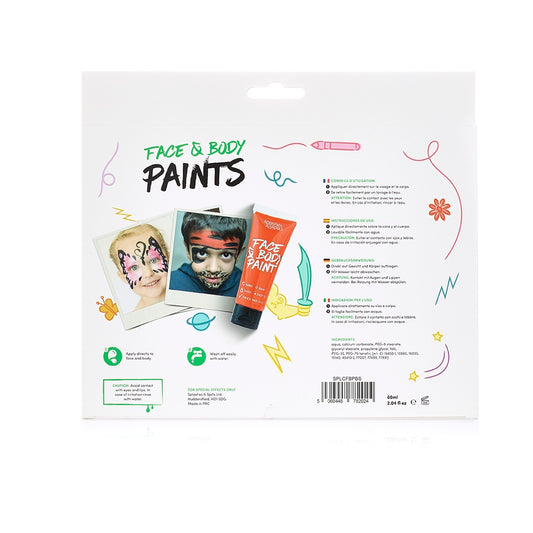 10ml Childrens Face & Body Paint Boxset