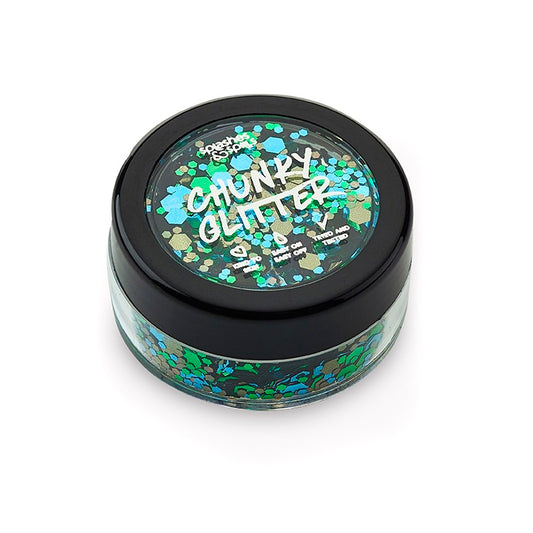 Chunky Glitter Blue / Green Hybrid