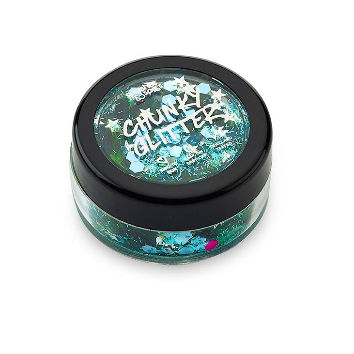 Chunky Glitter Green Mix