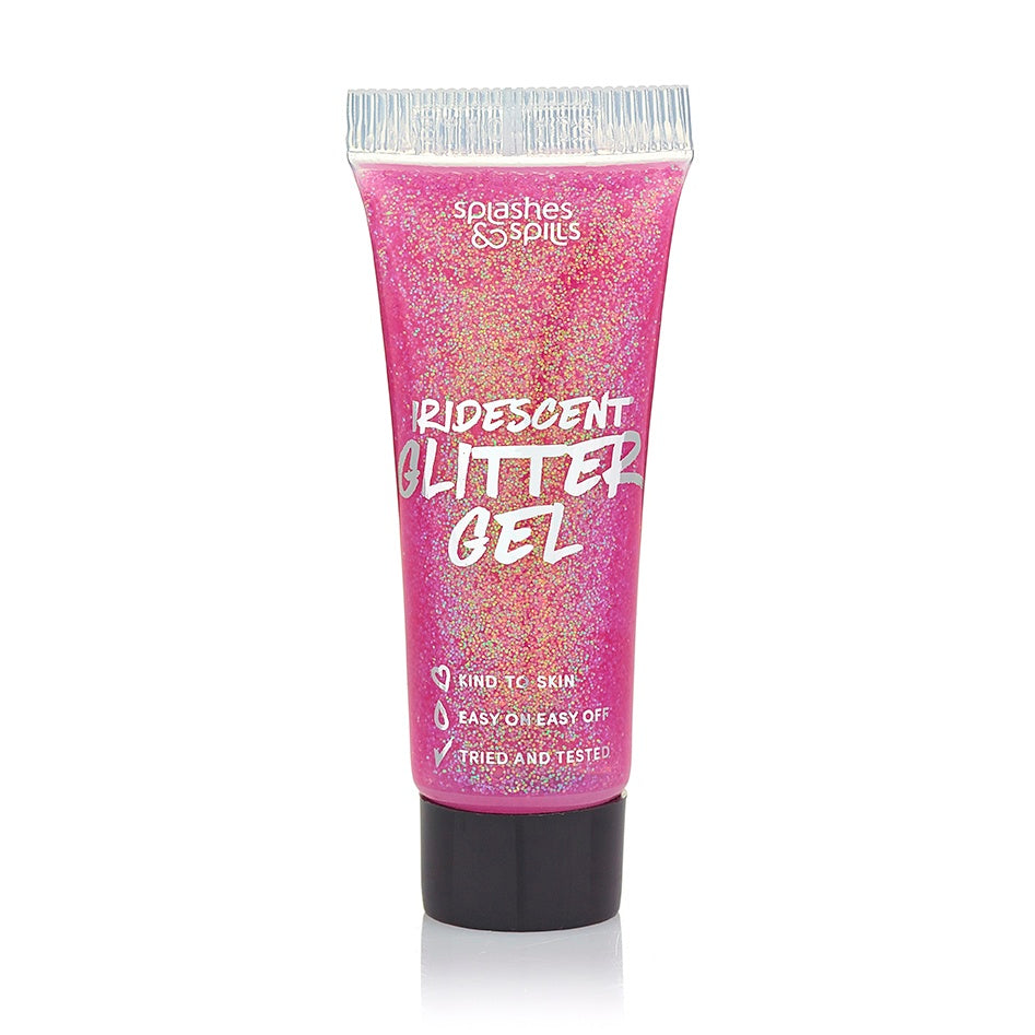 Iridescent Glitter Gel White