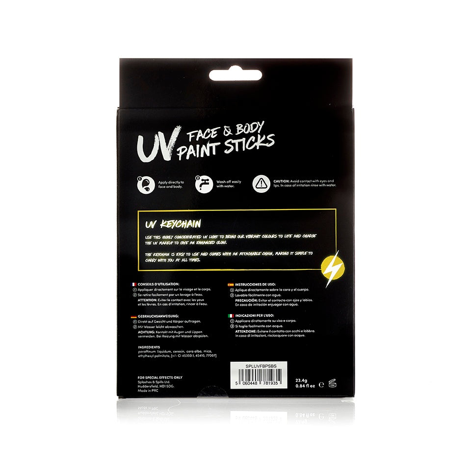UV Face & Body Paint Stick Boxset