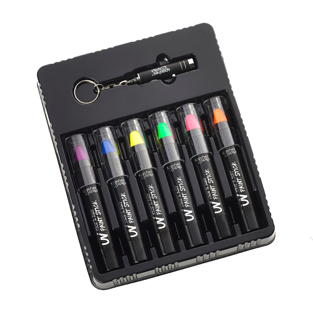 UV Face & Body Paint Stick Boxset