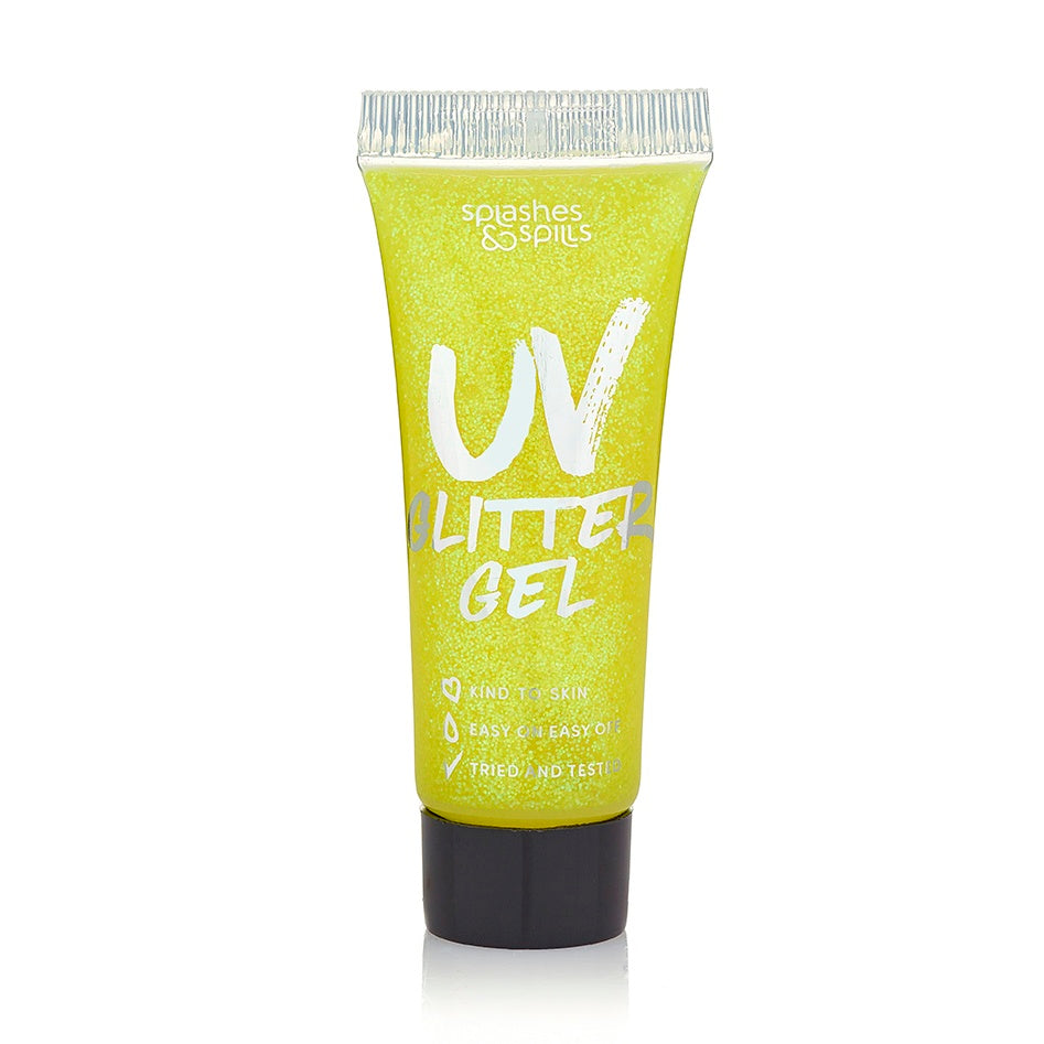 UV Glitter Gel Yellow