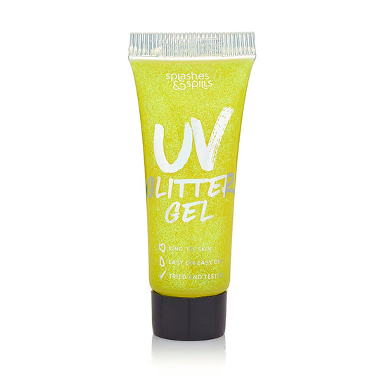 UV Glitter Gel Yellow